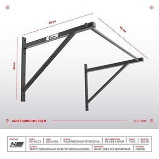 Barra dominadas homologada gimnasios