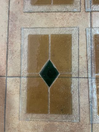 17 vidrieras decorativas 23x26.5 cm