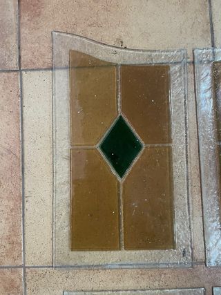 17 vidrieras decorativas 23x26.5 cm