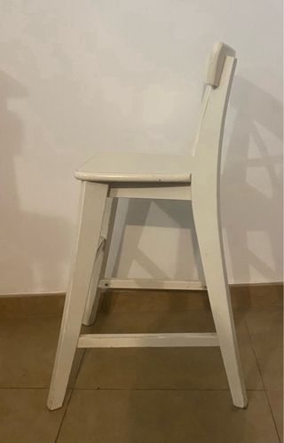Silla alta Ikea blanca