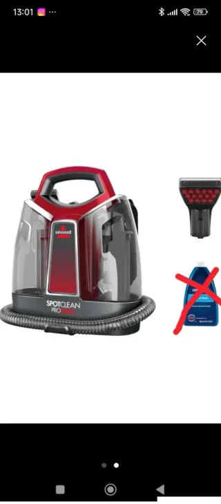 Limpiador de tapizados Bissell