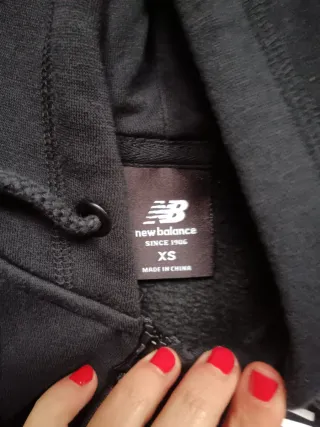 Sudadera New Balance Mujer Negra