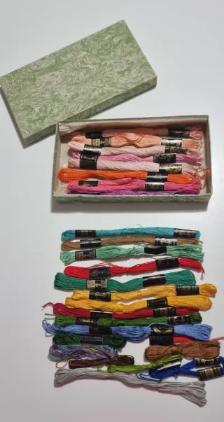 20 Madejas Hilo Bordar Colores Variados