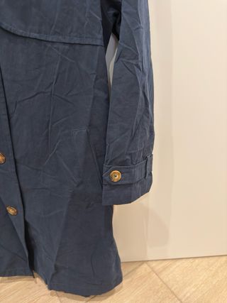Gabardina Zara Azul Talla XS