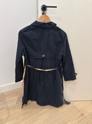 Gabardina Zara Azul Talla XS