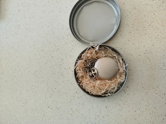 Reloj de bolsillo con cadena