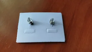 Pendientes Acero Hoja