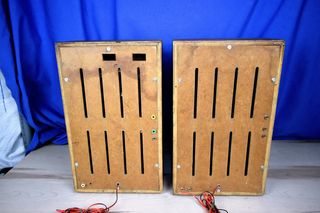 Pareja Bafles Vintage Madera 1960