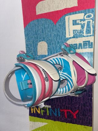 Tabla Snowboard Infinity 138 con Fijaciones