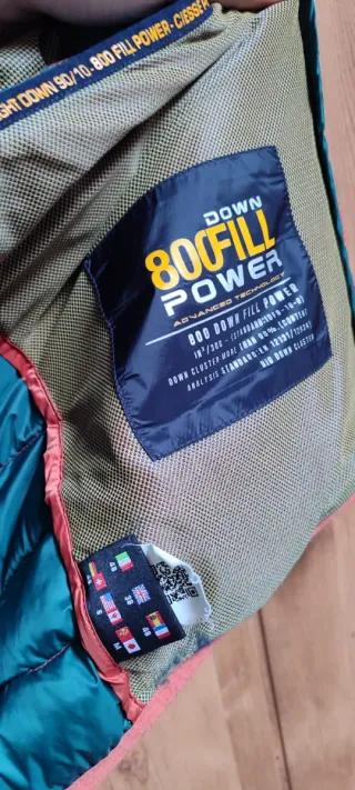 PLUMAS BOMBER CABALLERO NARANJA CIESSE PIUMINI