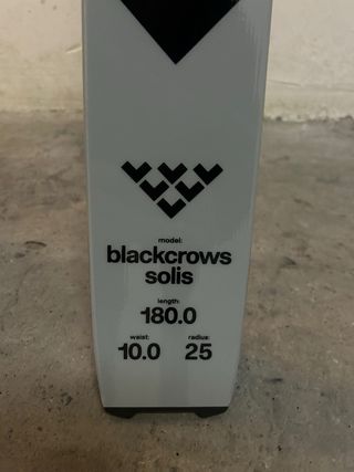 Esquís Black Crows Solis 180cm