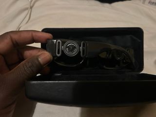 Estuche Gafas Versace Negro Original