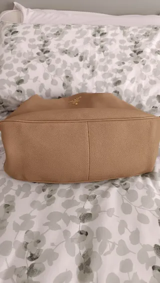 Bolso Prada Piel Becerro Beige
