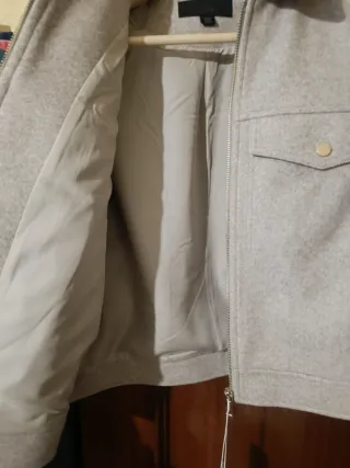 Chaqueta Zara Beige/Gris