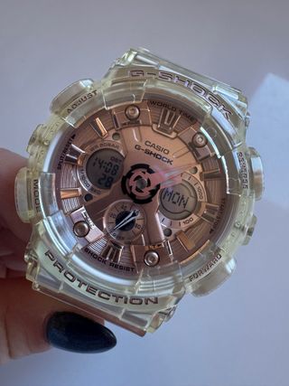 Casio G-Shock Dorado/Rosa Transparente