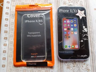 Funda iPhone X/XS y Protector Pantalla bycph