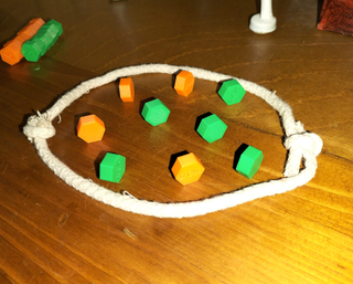 Juego de imanes hexagonales