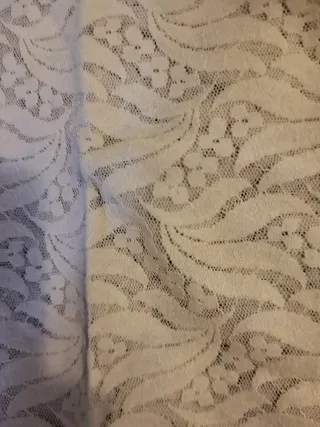 Blusa de encaje manga larga. Viste mucho.