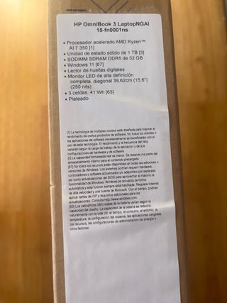 HP OmniBook 3 Ordenador Portátil