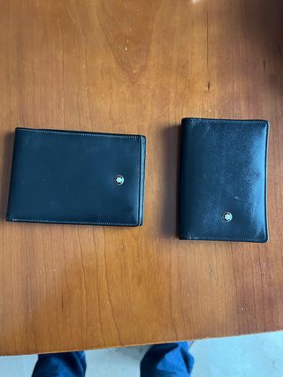 Carteras Montblanc Piel Negra