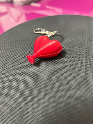 Portachiavi cuore rosso San Valentino