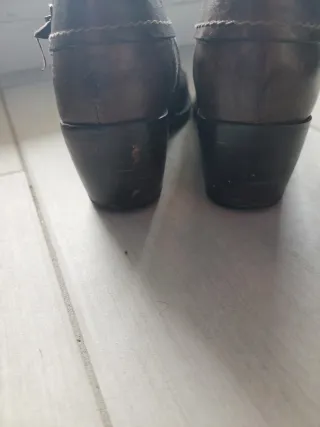 Botas de piel italianas marrones