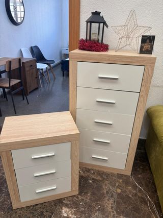 OFERTA!!!! Cómoda Sinfonier + Mesitas de Noche
