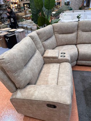 Sofá rinconera reclinable