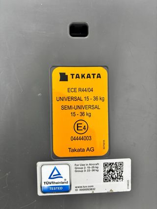 Silla Coche Takata Maxi Grupo 2/3. Niños 15 a 36kg