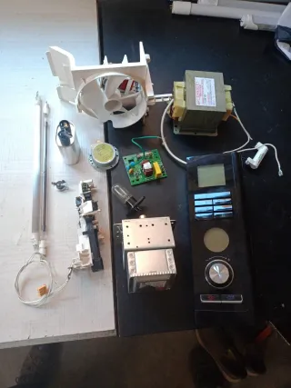 Microondas LG Negro despiece