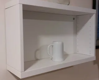 Mueble bajo 2 estanterías y 2 librerías