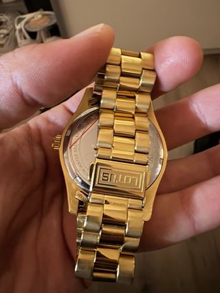 Reloj Lotus Oro 18k Verde Diamantes