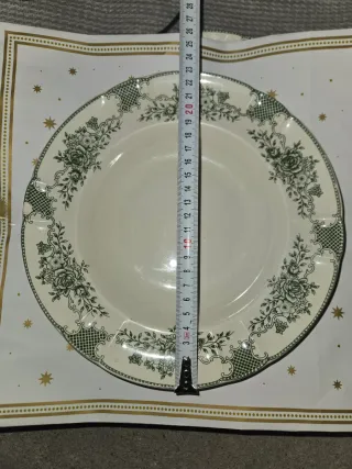 Set 4 Platos 3 planos 1 hondo Porcelana La Cartuja