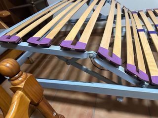 Cama articulada madera y metal