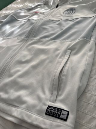Sudadera PSG Nike Blanca y Gris