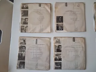 Lote 8 Vinilos 7" Folk y Rock Catalán Años 60