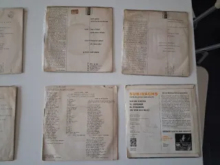 Lote 8 Vinilos 7" Folk y Rock Catalán Años 60