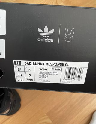 adidas Response CL × Bad Bunny "Black"