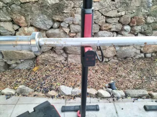 Rack musculación y banco