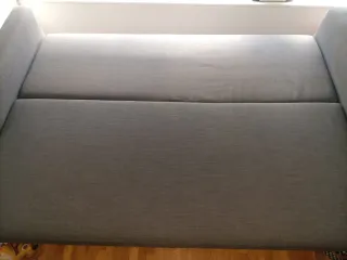 Sofá Cama Gris con Almacenamiento