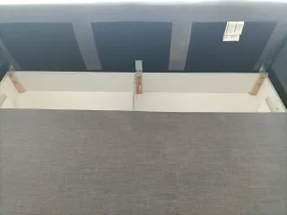 Sofá Cama Gris con Almacenamiento