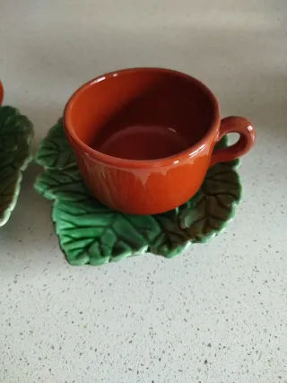 Juego de té cerámica adorno