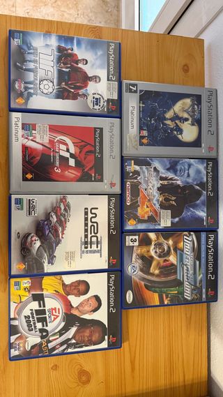 Lote 7 Juegos PS2: FIFA, Tekken, WRC, Gran Turismo