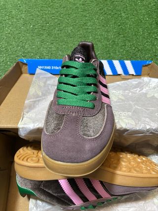 Adidas Gazelle EU38 Marrón y Rosa