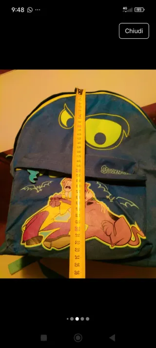 Zaino Scooby-Doo Blu e Verde