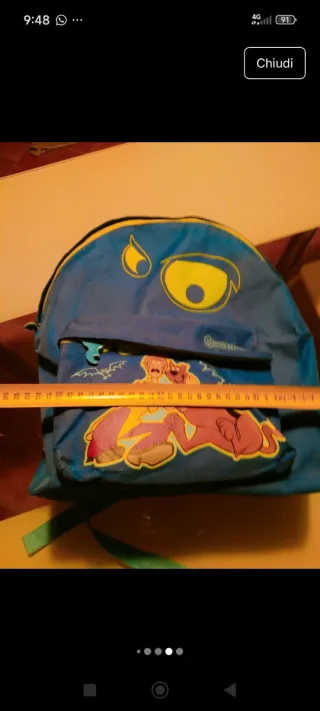 Zaino Scooby-Doo Blu e Verde