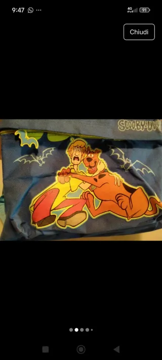 Zaino Scooby-Doo Blu e Verde