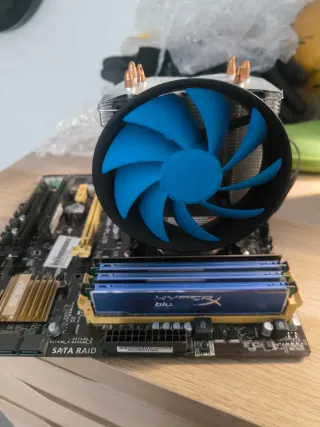 PCB +procesador+16 GB RAM +disipador