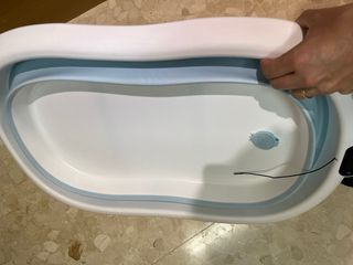 Bañera Plegable Silicona Bebé con Adaptador