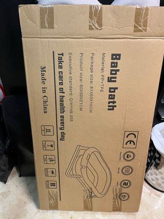 Bañera Plegable Silicona Bebé con Adaptador